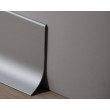 Aluminium plint 23,4 x 80 mm geanodiseerd (Lengte 2,00 Mtr)